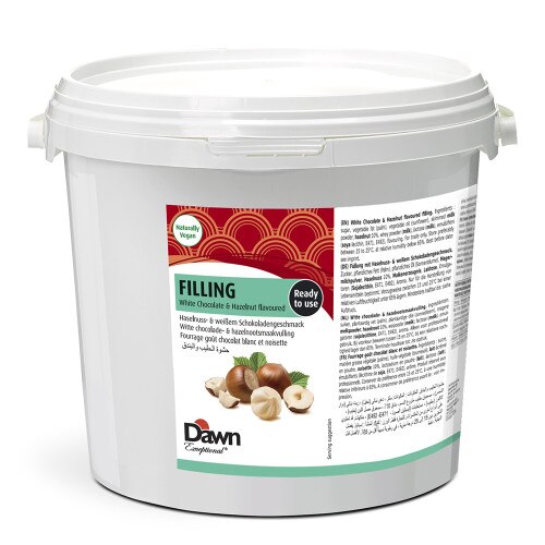 Dawn Foods - White Chocolate & Hazelnut Flavoured Filling - 6kg_0